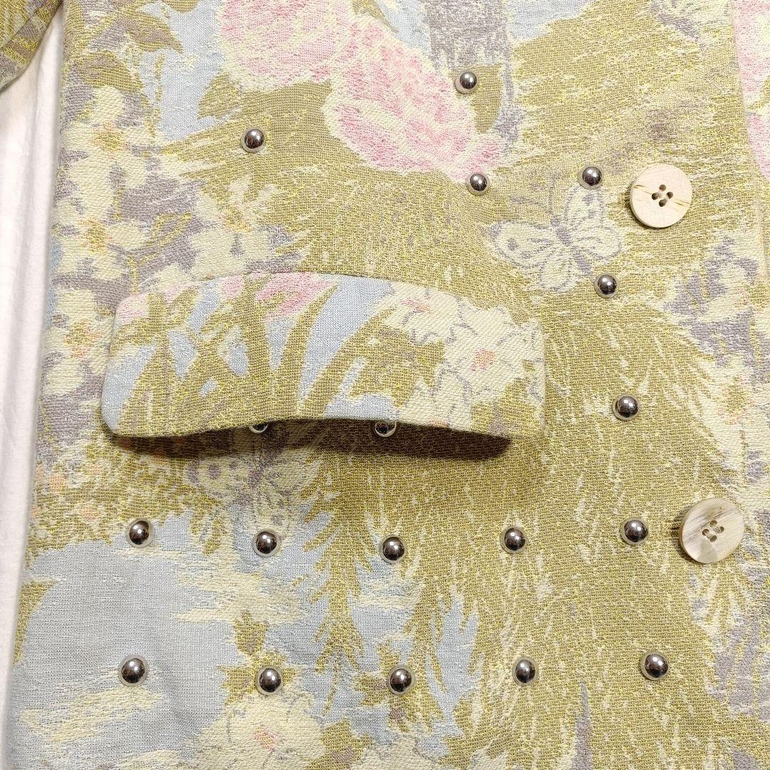 ケイタマルヤマ KEITA MARUYAMA コート 庭園ジャカードスタッズ