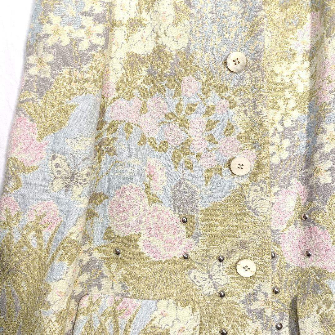 ケイタマルヤマ KEITA MARUYAMA コート 庭園ジャカードスタッズ