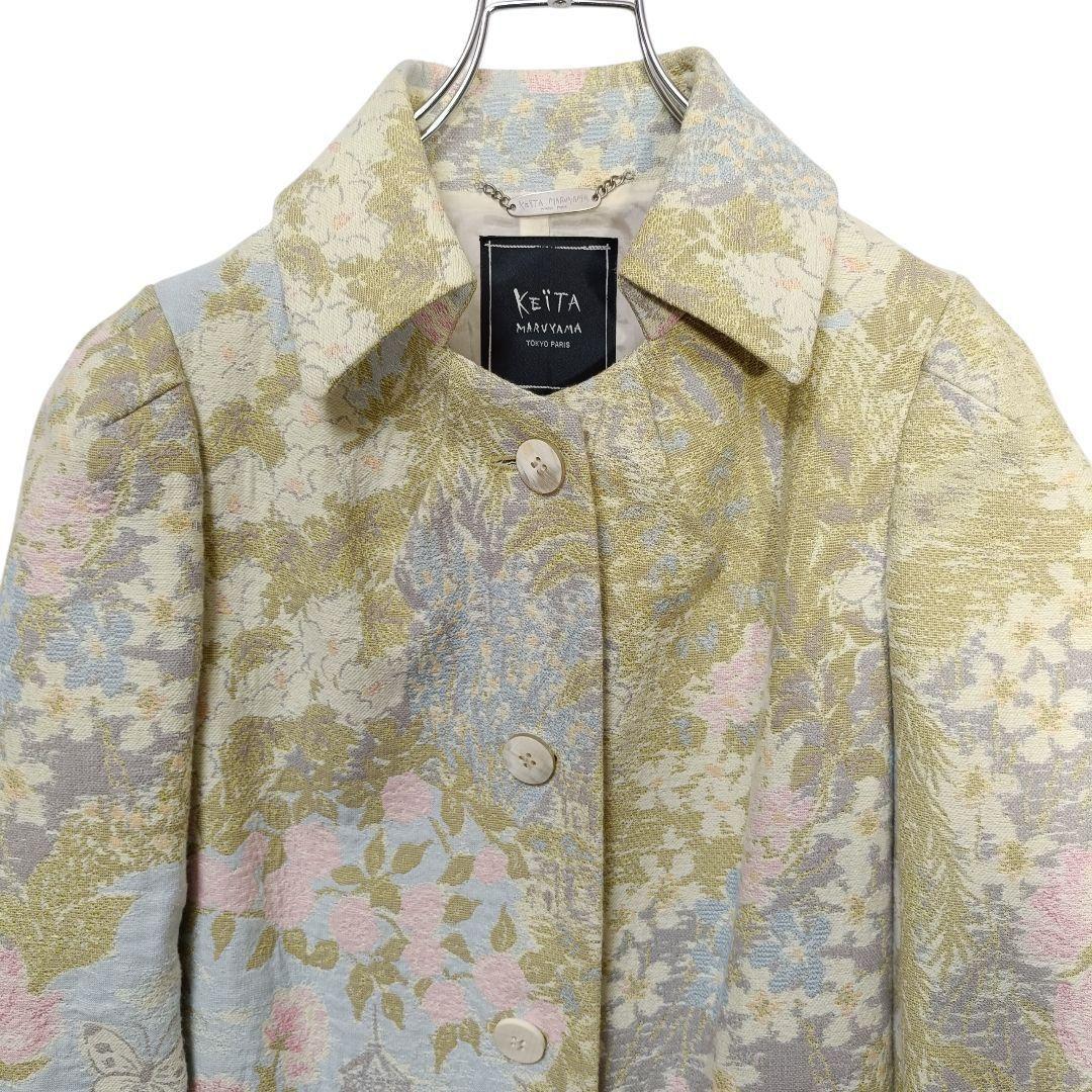 ケイタマルヤマ KEITA MARUYAMA コート 庭園ジャカードスタッズ