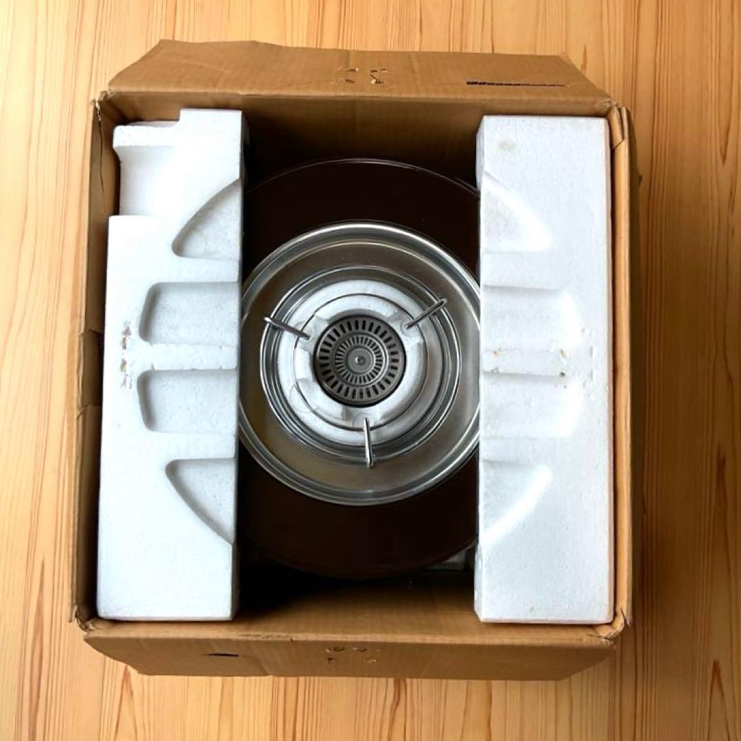 TOYOKUNI石油こんろ　かまくら木目調　暖房器具　火鉢　円形ストーブ　レトロ