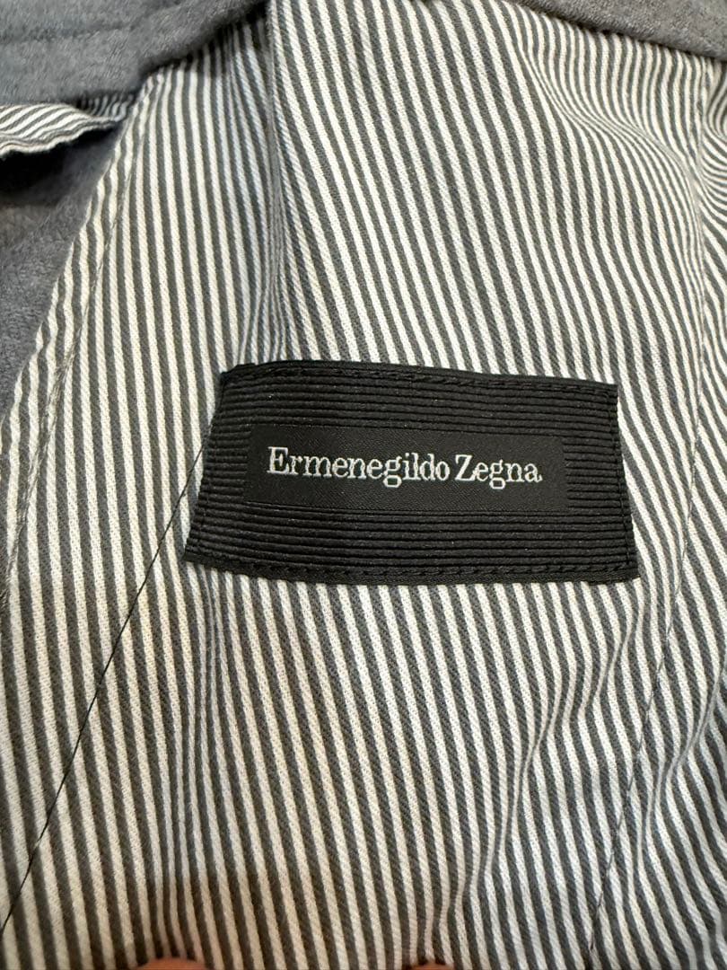 Ermenegildo Zegna グレー ウールスラックス 50