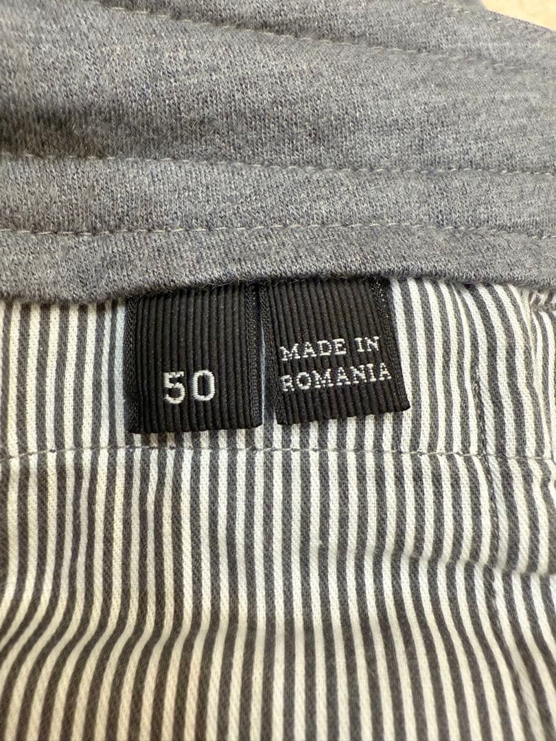 Ermenegildo Zegna グレー ウールスラックス 50