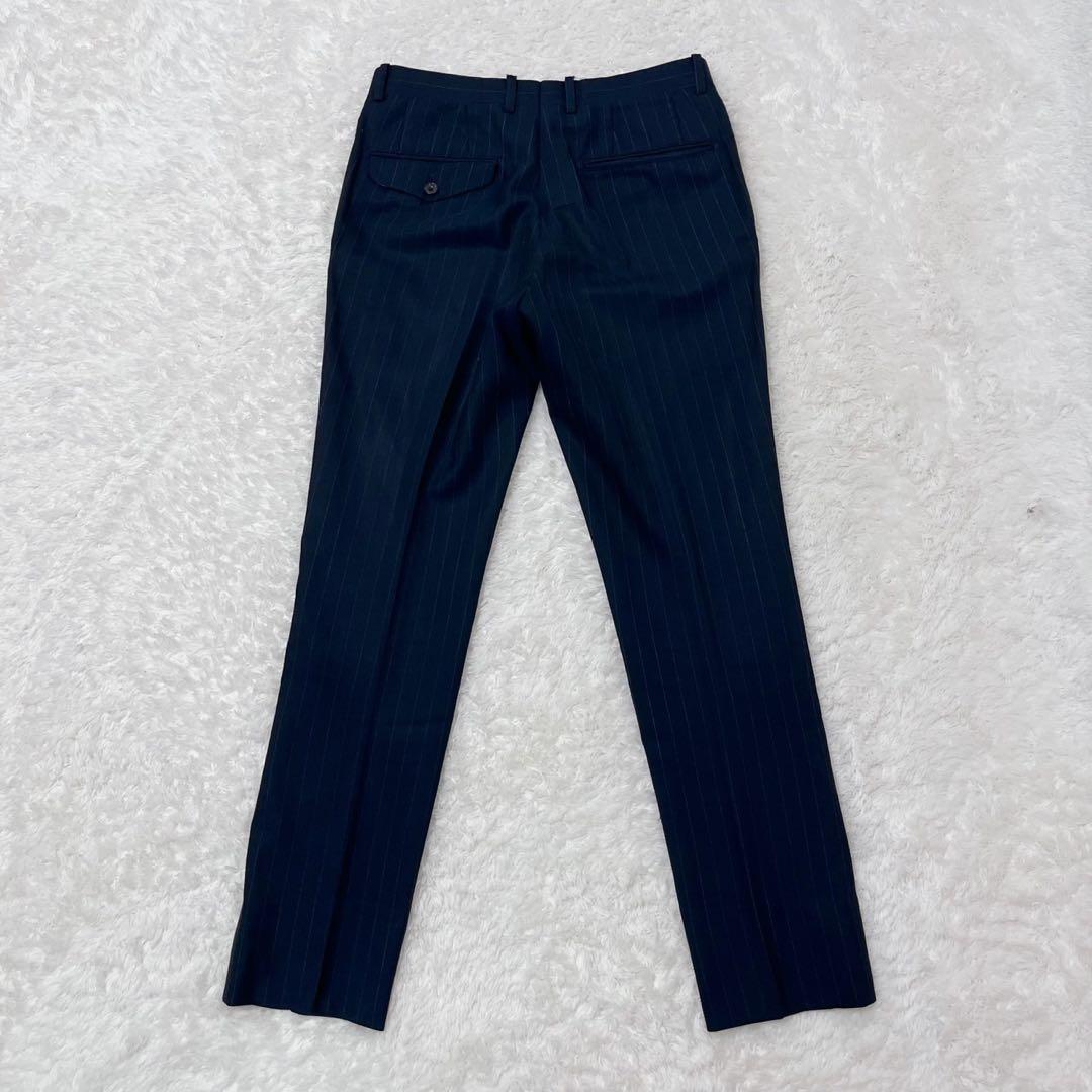 美品 P.S.FA 3ピース セットアップ ネイビー ストライプ