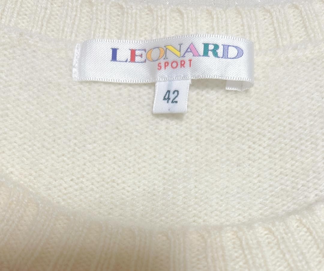 ⭐︎LEONARD SPORT⭐︎ペンギンデザイン ノースリーブニットワンピース