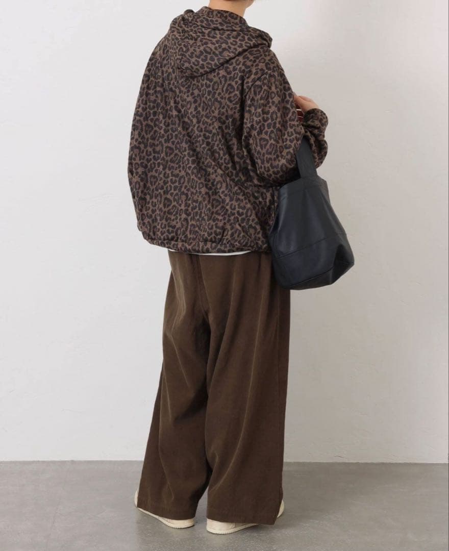 ジャーナルスタンダードラックス⭐︎レオパードフーディ ブラウン　新品