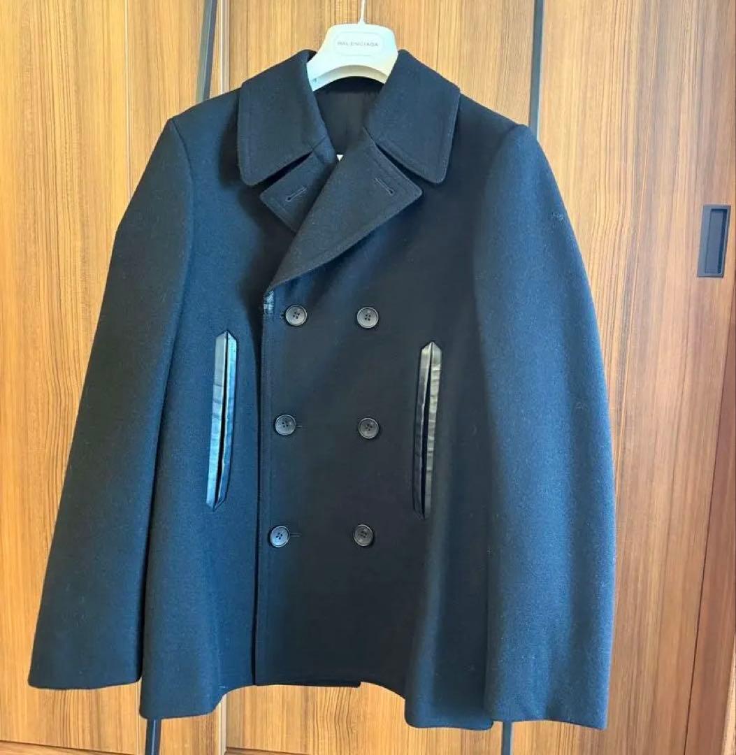 BALENCIAGA 13AW ピーコート ブラック