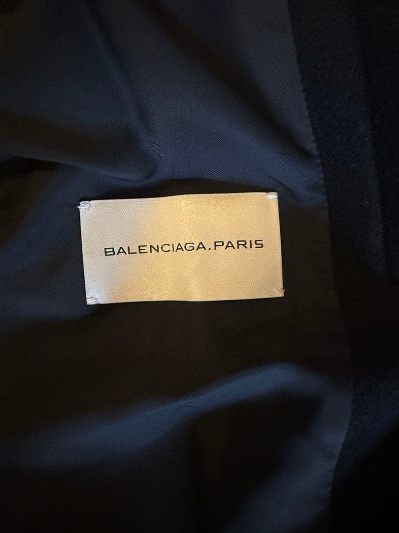 BALENCIAGA 13AW ピーコート ブラック