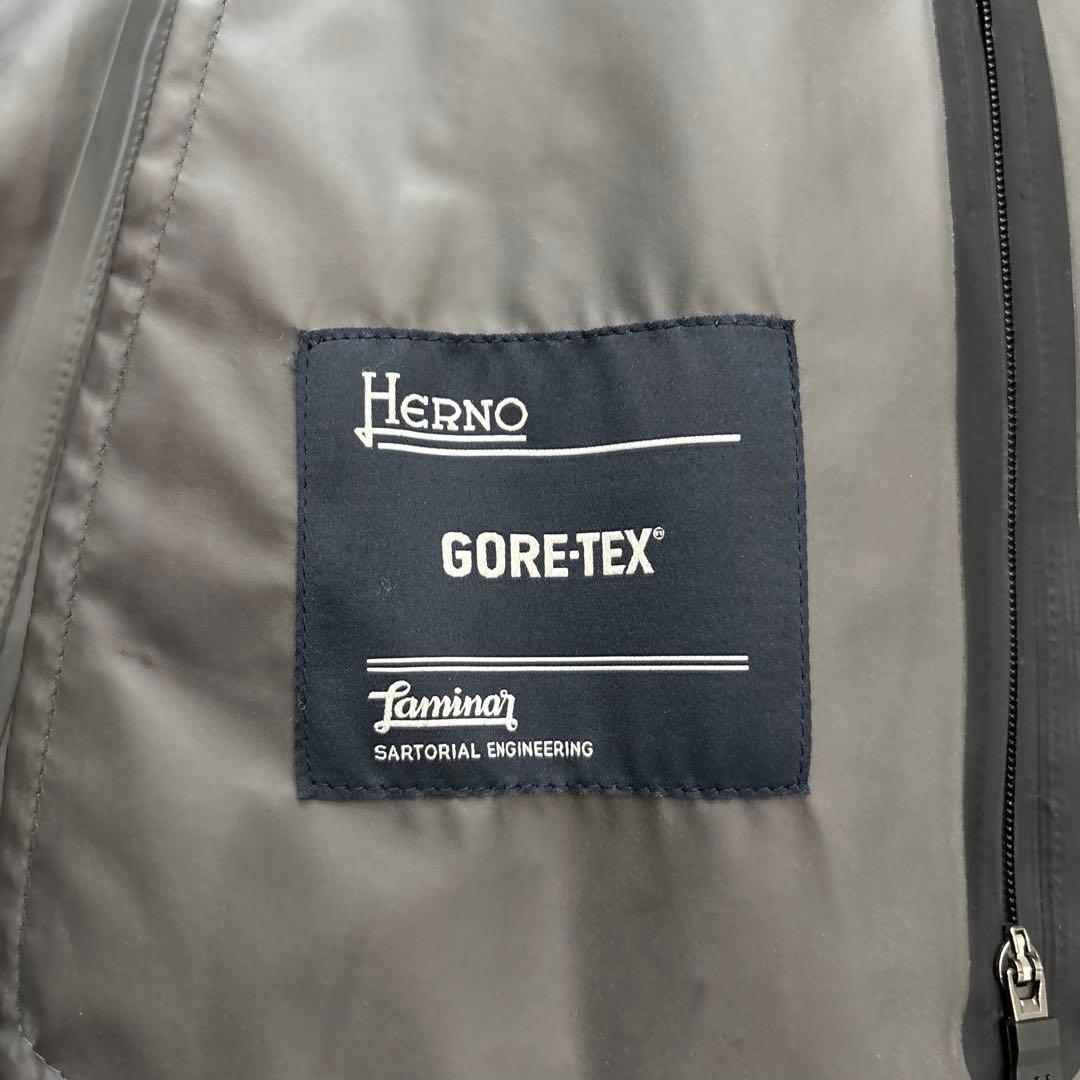 HERNO Laminar フーデッドコート GORE-TEX ネイビー 38