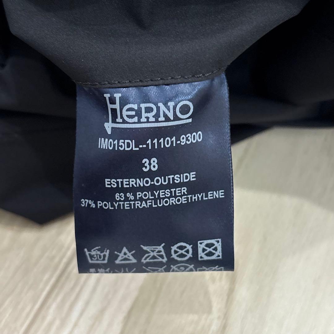 HERNO Laminar フーデッドコート GORE-TEX ネイビー 38