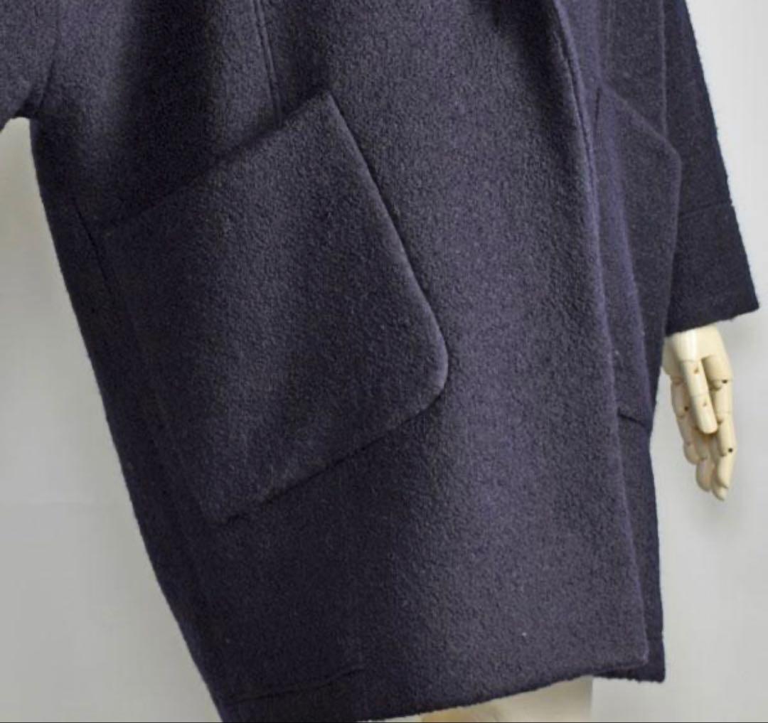 PASSIONE パシオーネ　コクーンシルエットウール混チェスターコート