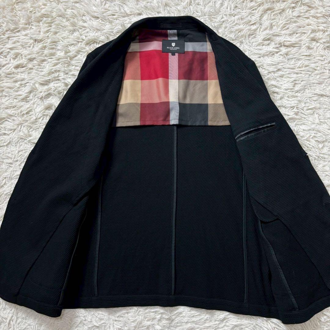 未使用級　ブラックレーベルクレストブリッジ　テーラードジャケット　ワッフル　L