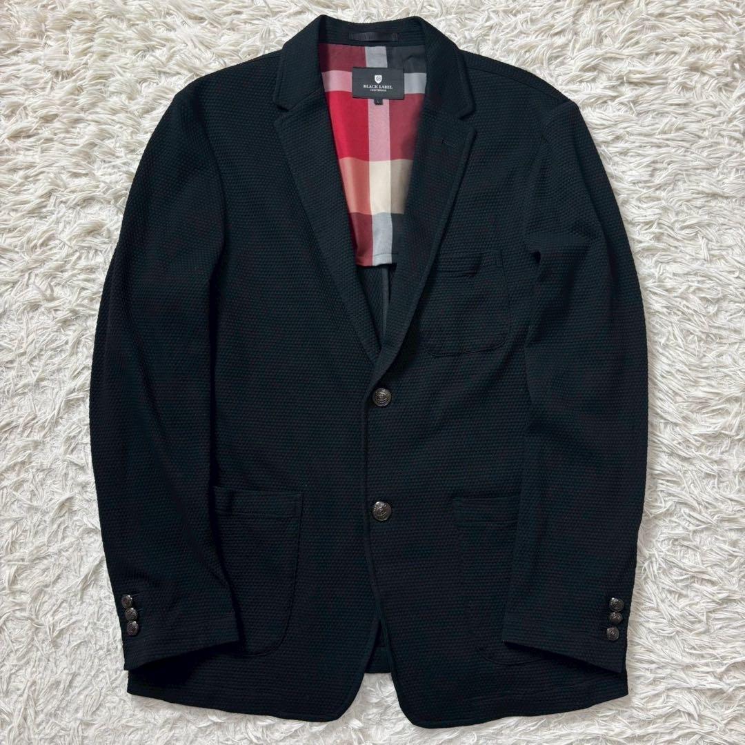 未使用級　ブラックレーベルクレストブリッジ　テーラードジャケット　ワッフル　L