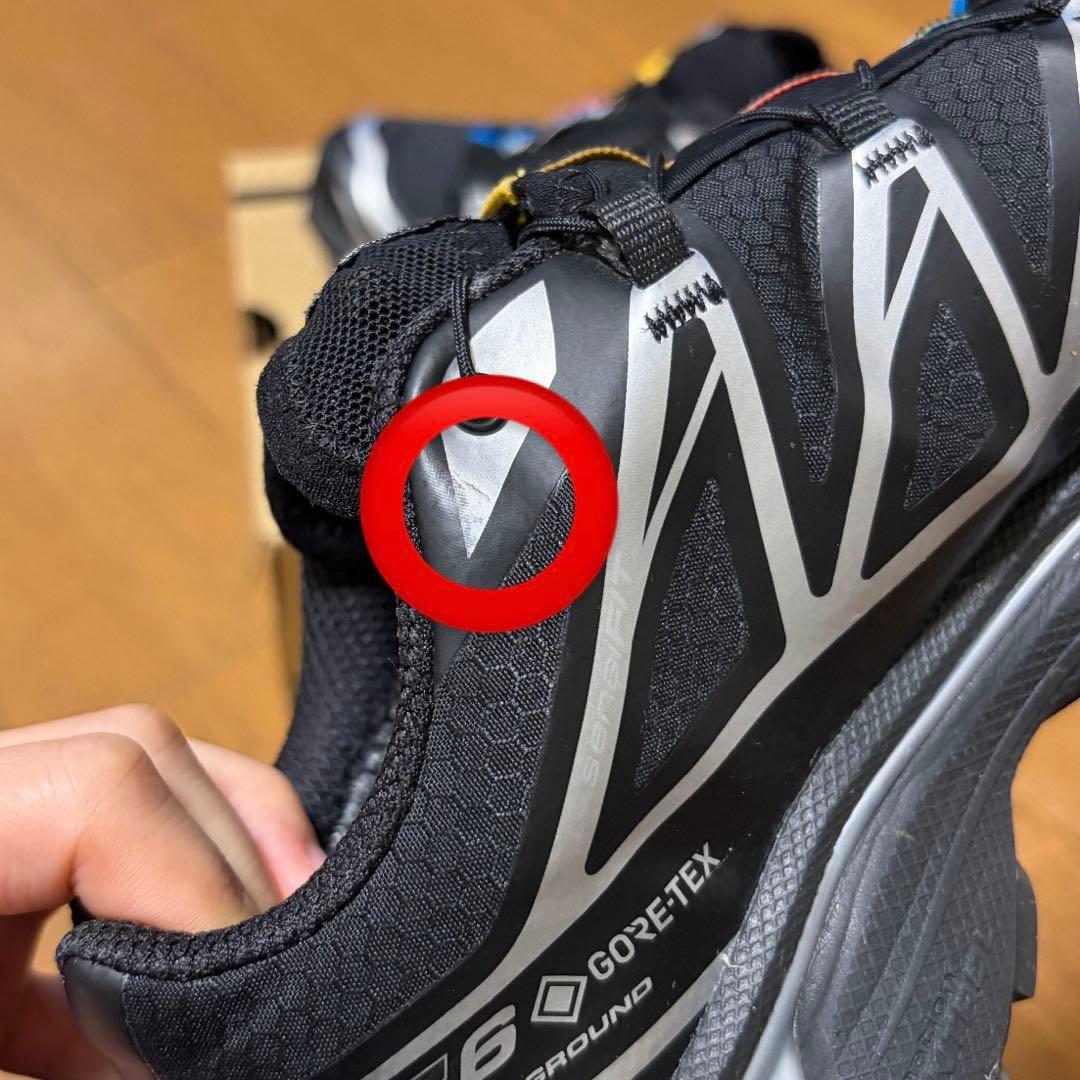 靴 SALOMON XT-6 GORE-TEX Black