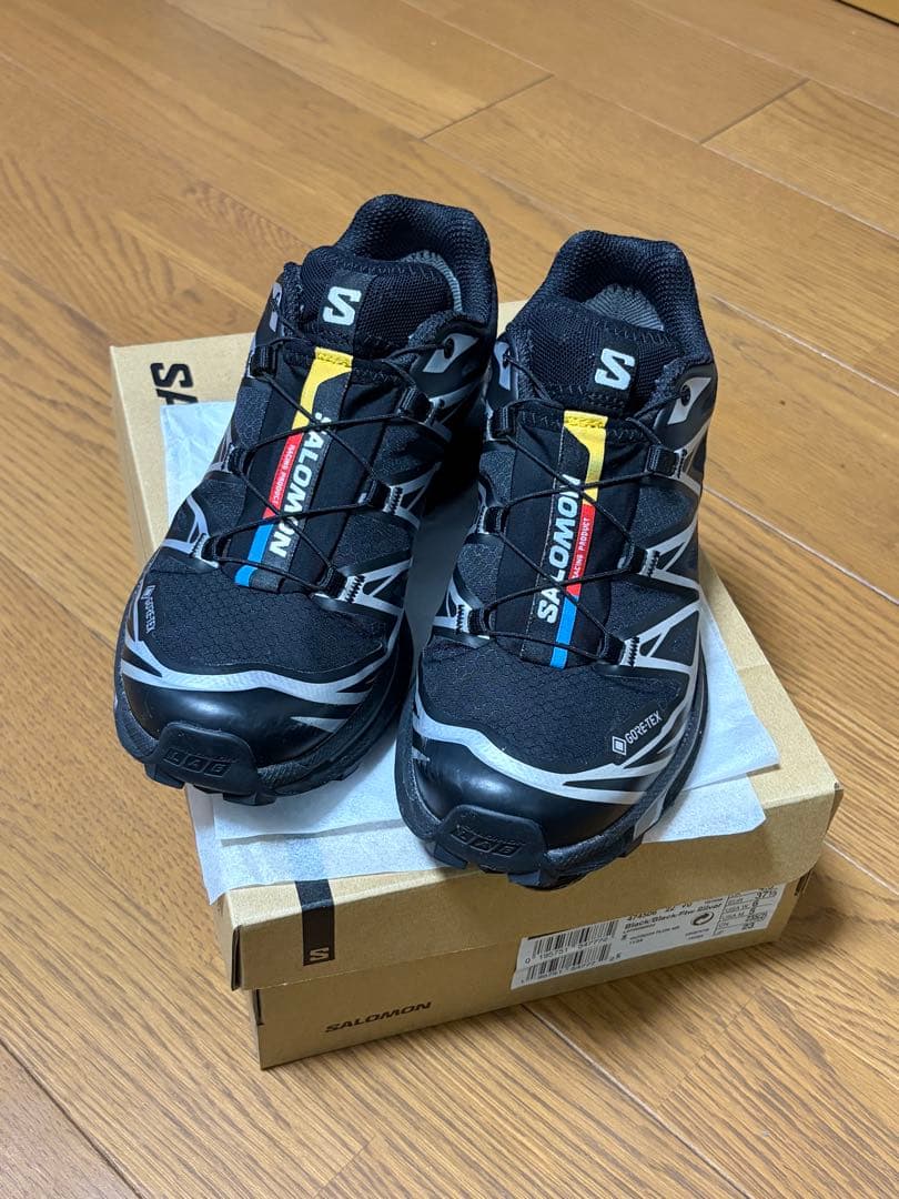 靴 SALOMON XT-6 GORE-TEX Black