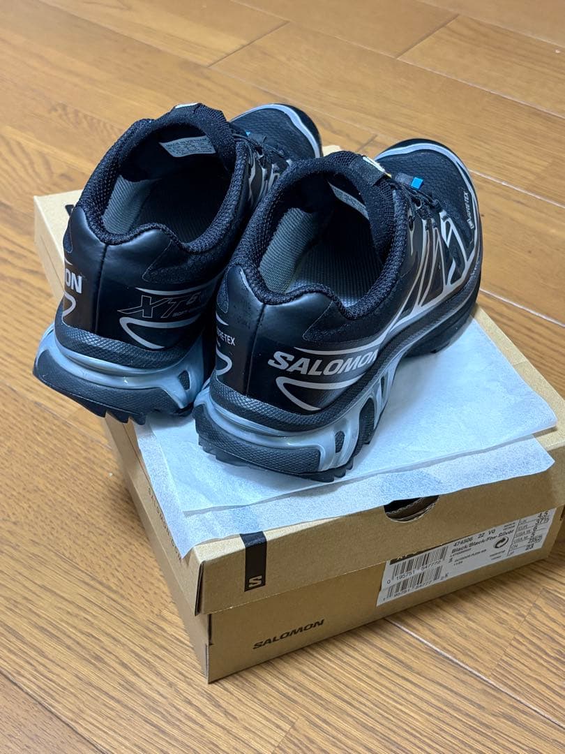 靴 SALOMON XT-6 GORE-TEX Black