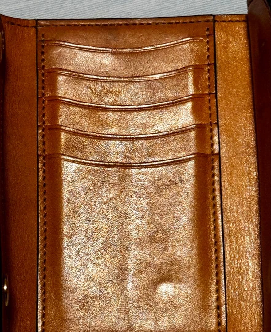 い*け様 WILD&SWANS ブラウン 三つ折り財布