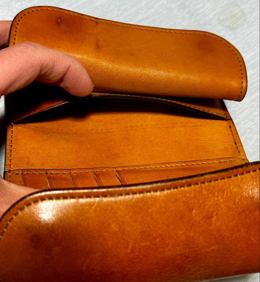 い*け様 WILD&SWANS ブラウン 三つ折り財布