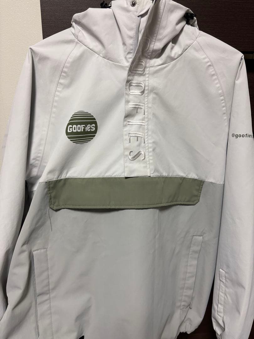 GOOFIES スノーボードウェア ホワイト/グレー