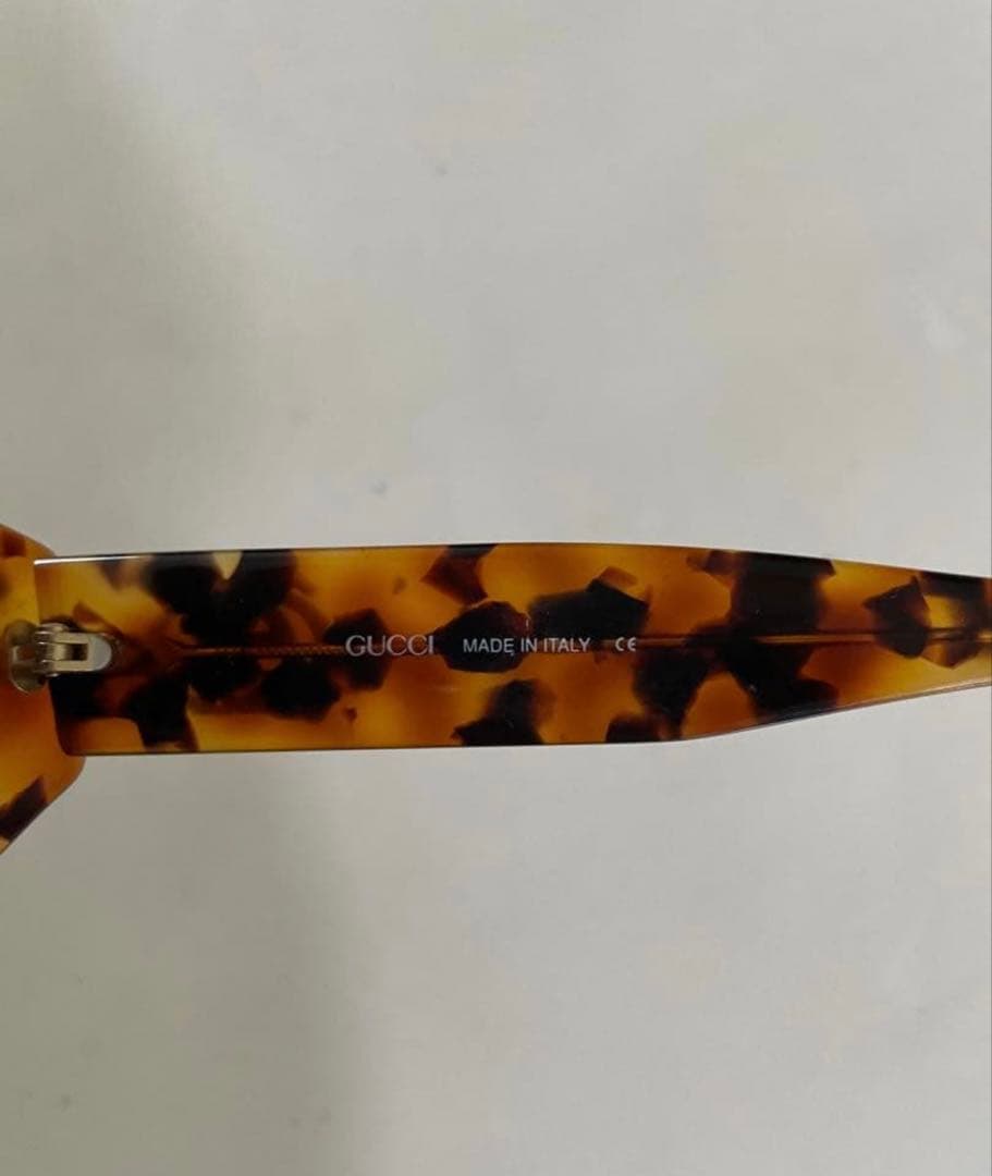 GUCCI トータスシェル キャットアイサングラス