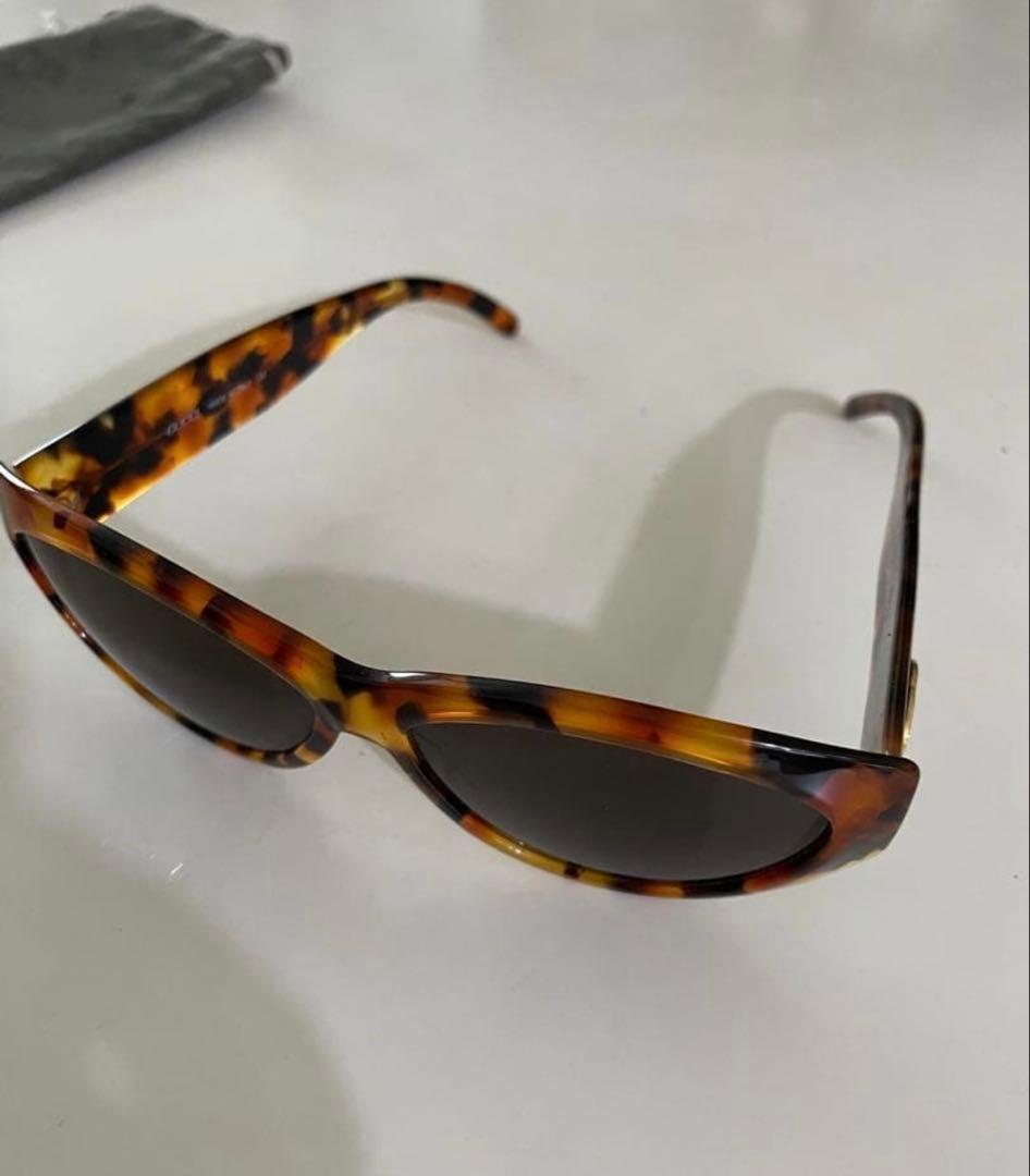 GUCCI トータスシェル キャットアイサングラス