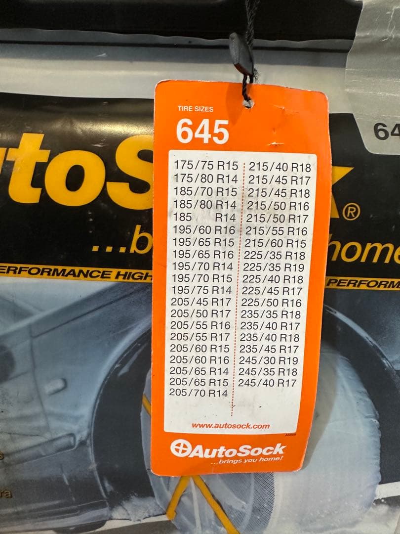 AUTOSOCKS645 未使用未開封