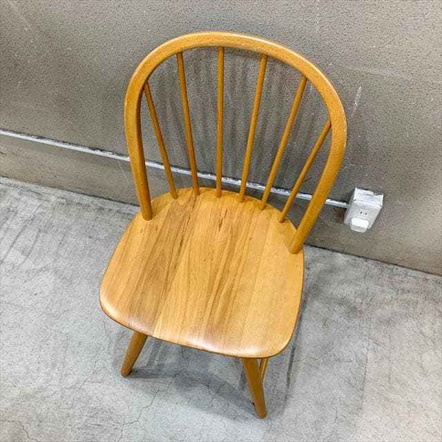 オールドキツツキ（飛騨産業家具）ウィンザー回転チェア④