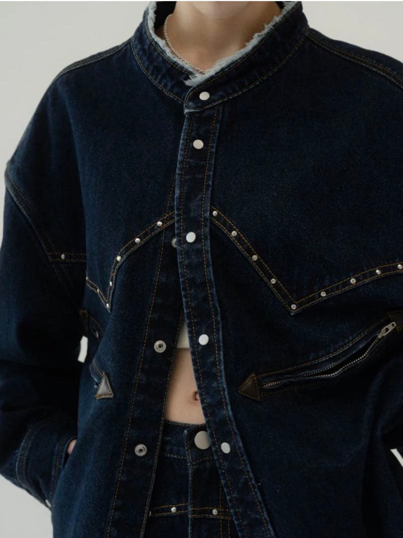 ジャケット・アウター Knuth marf western denim over shirt