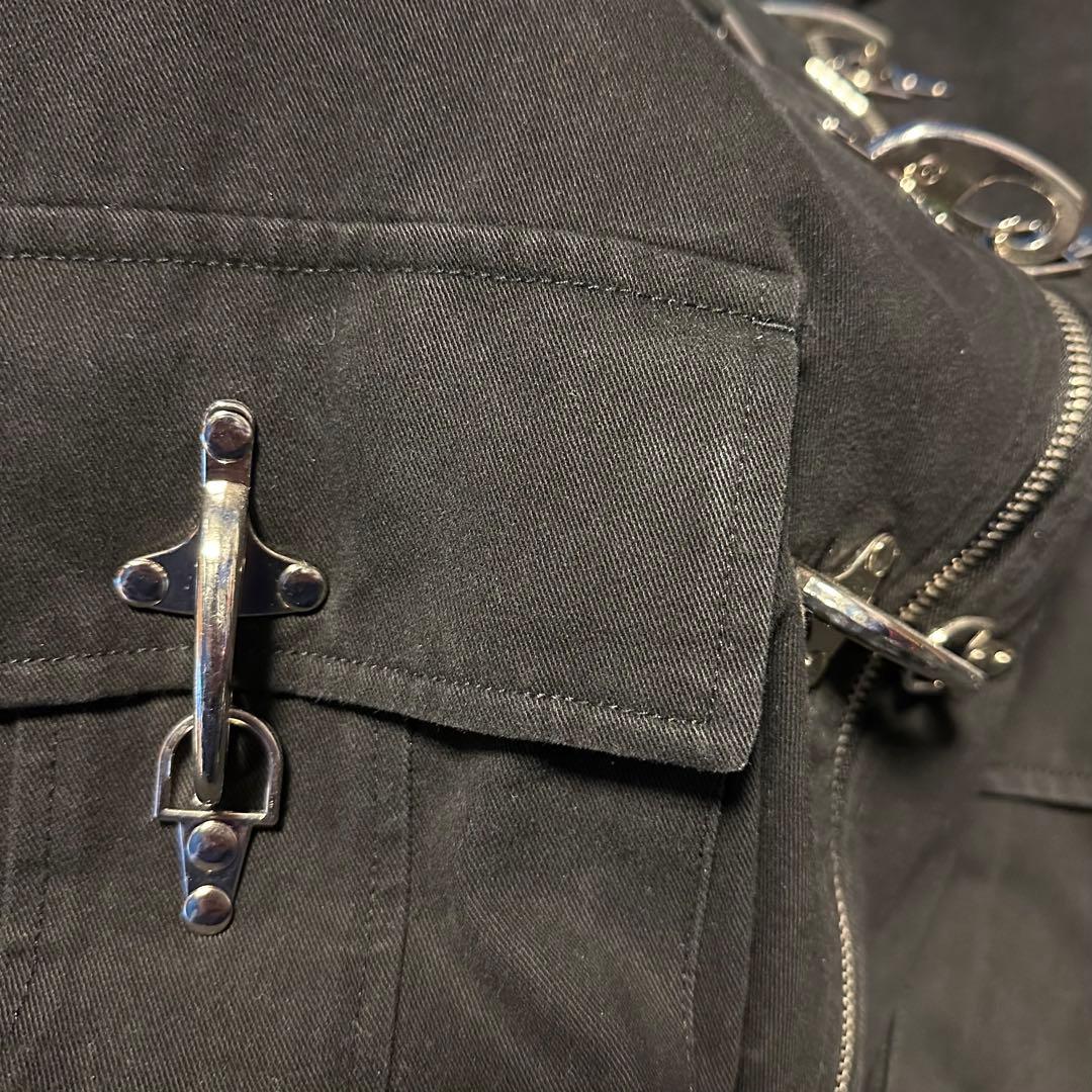 REFLEM レフレムベルト付きハイネックZIPパーカー ジップアップパーカー