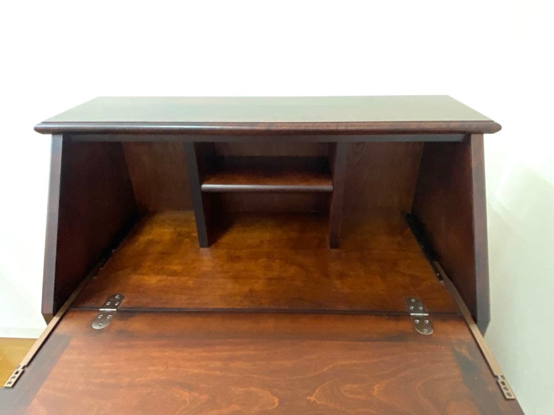 蝦夷民芸 えぞ ライティングデスク ビューロ 学習机 収納 机 デスク