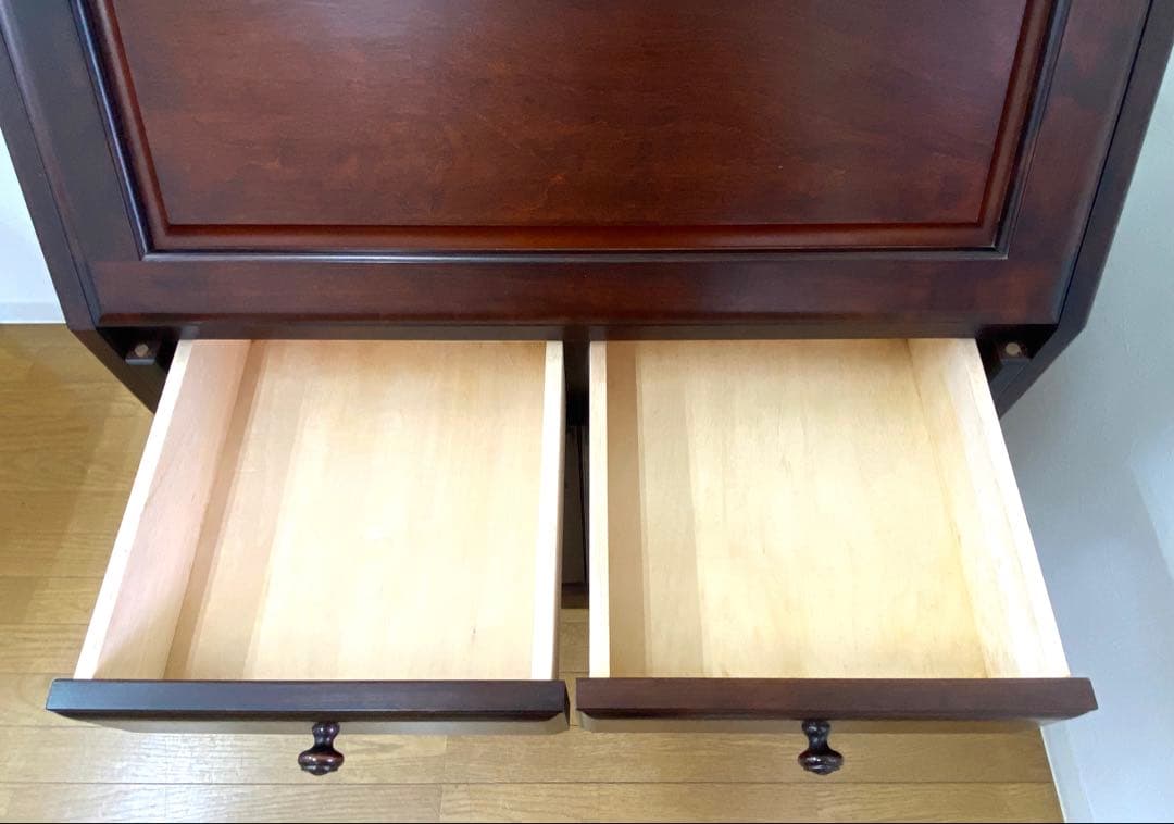 蝦夷民芸 えぞ ライティングデスク ビューロ 学習机 収納 机 デスク