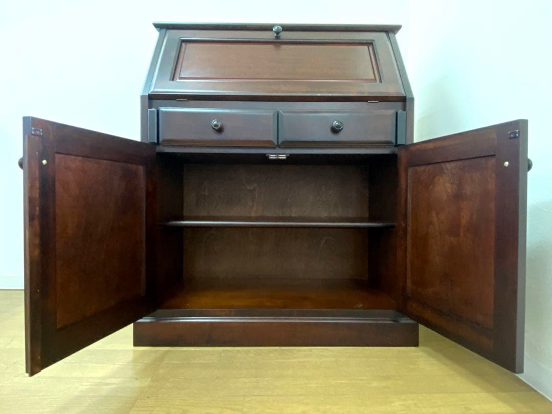 蝦夷民芸 えぞ ライティングデスク ビューロ 学習机 収納 机 デスク