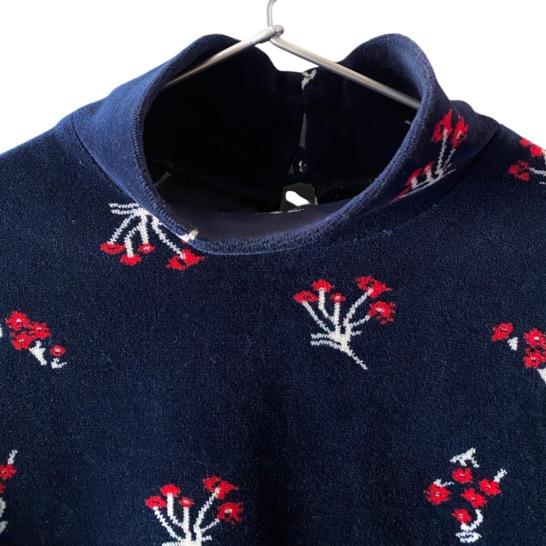 【限定カラー】Mame Kurogouchi ベロア トップス カットソー 長袖