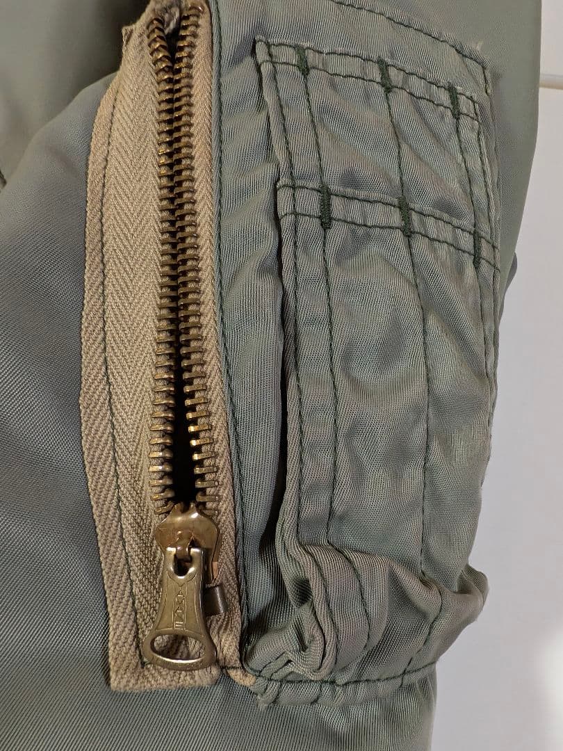 j　EVISU エヴィス 初期 L-2B フライトジャケット 36 カーキ