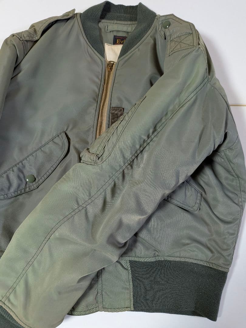 j　EVISU エヴィス 初期 L-2B フライトジャケット 36 カーキ