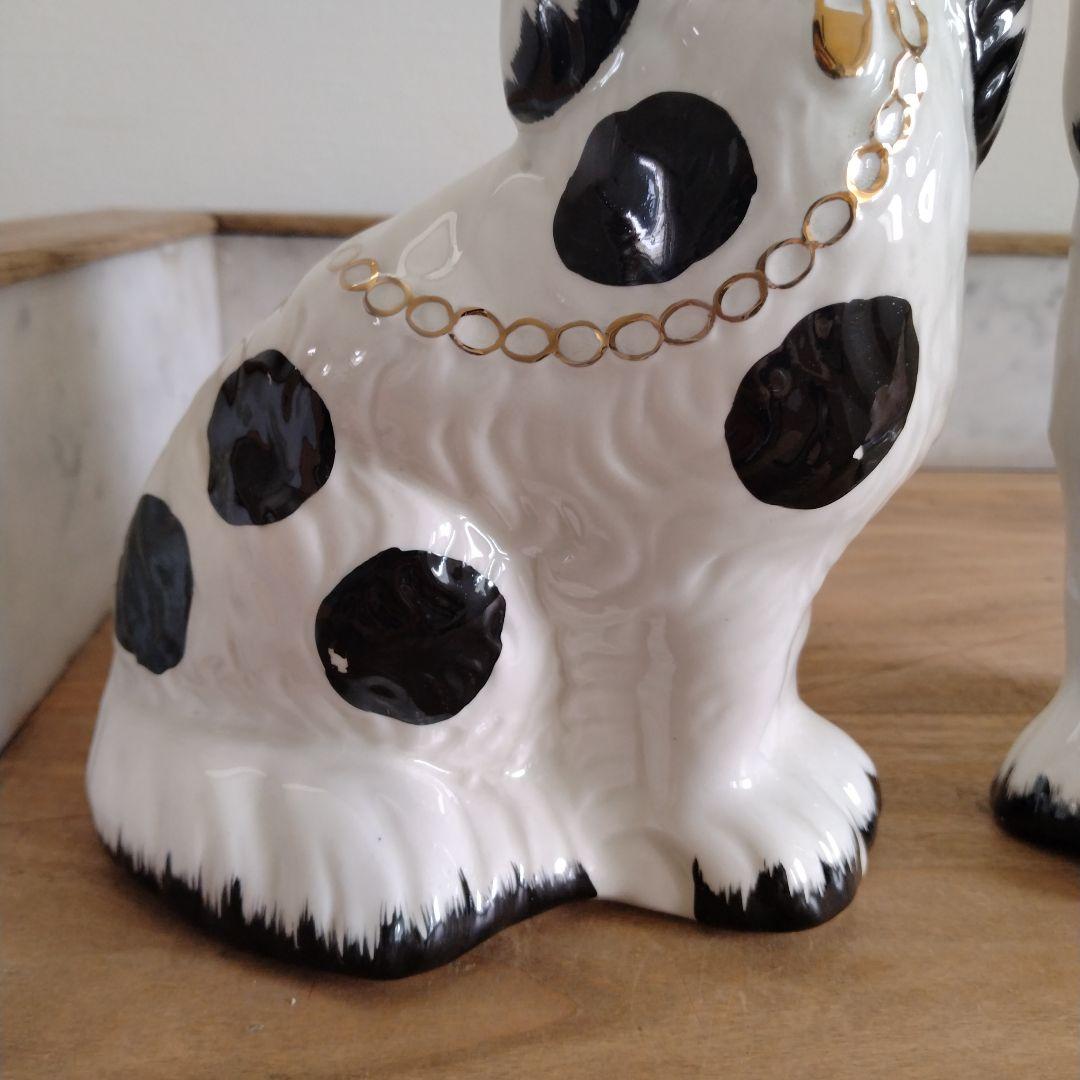 難あり・スタッフォードシャードッグ マントルピース・イギリスビクトリア