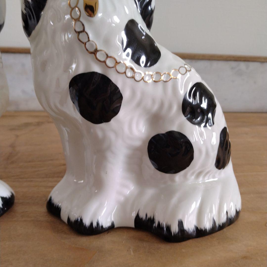 難あり・スタッフォードシャードッグ マントルピース・イギリスビクトリア