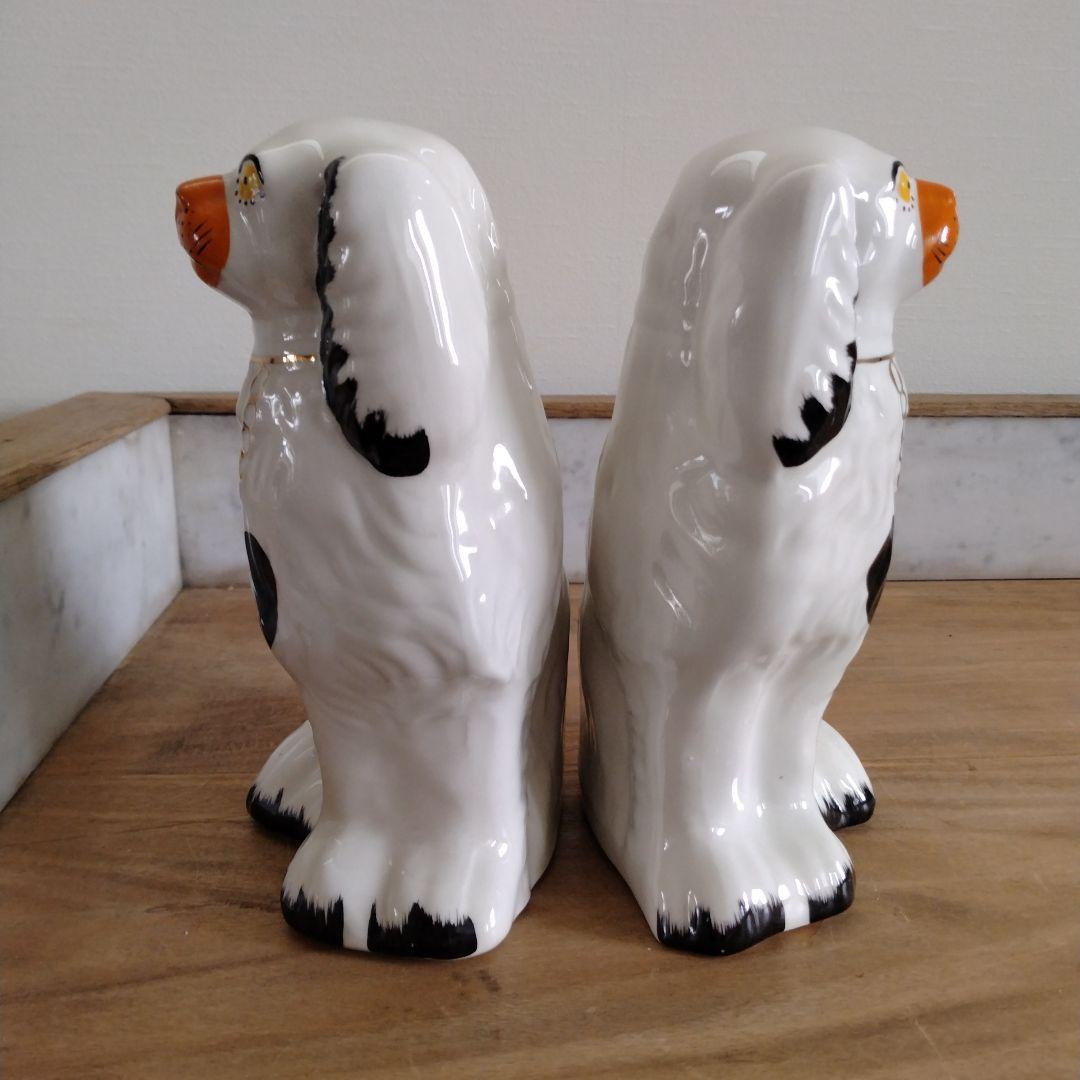 難あり・スタッフォードシャードッグ マントルピース・イギリスビクトリア