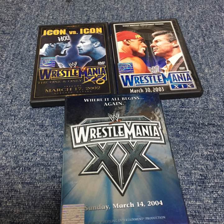 WWE レッスルマニア18.19.20  DVD