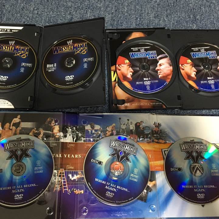 WWE レッスルマニア18.19.20  DVD