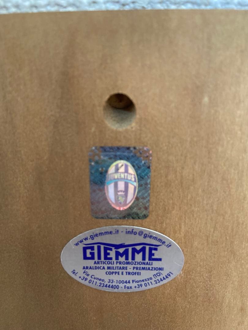 ユベントス　置物　エンブレム　盾　GIEMME juventus 記念品