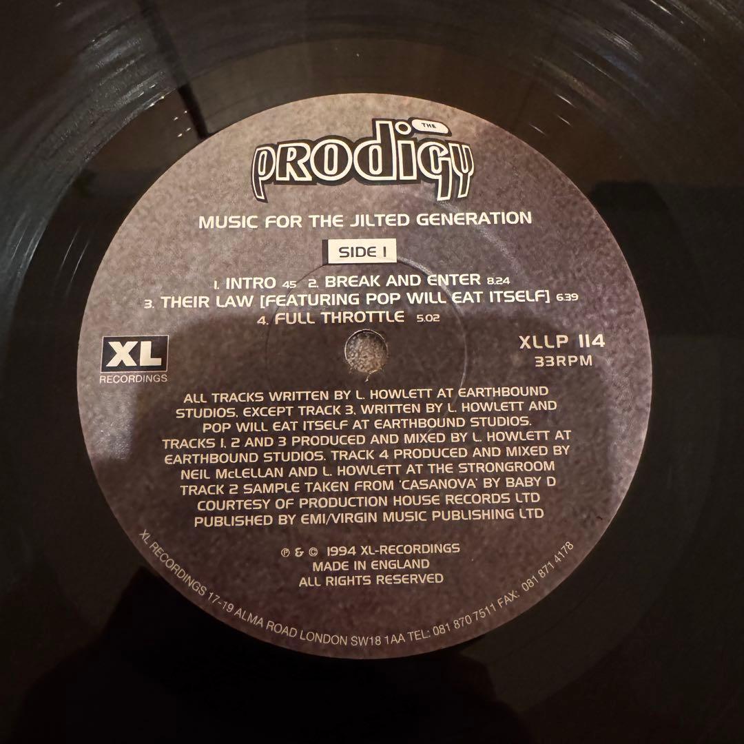 洋楽 Prodigy Music for the Jilted Generation