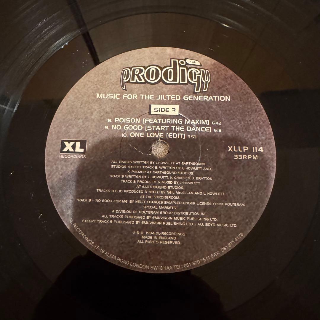 洋楽 Prodigy Music for the Jilted Generation