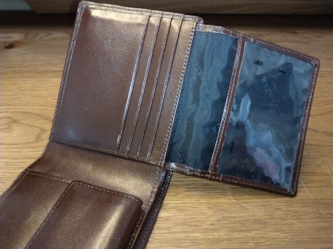 未使用品✴︎ポーター　シーン　二つ折り財布　茶　ブラウン　小銭入れ