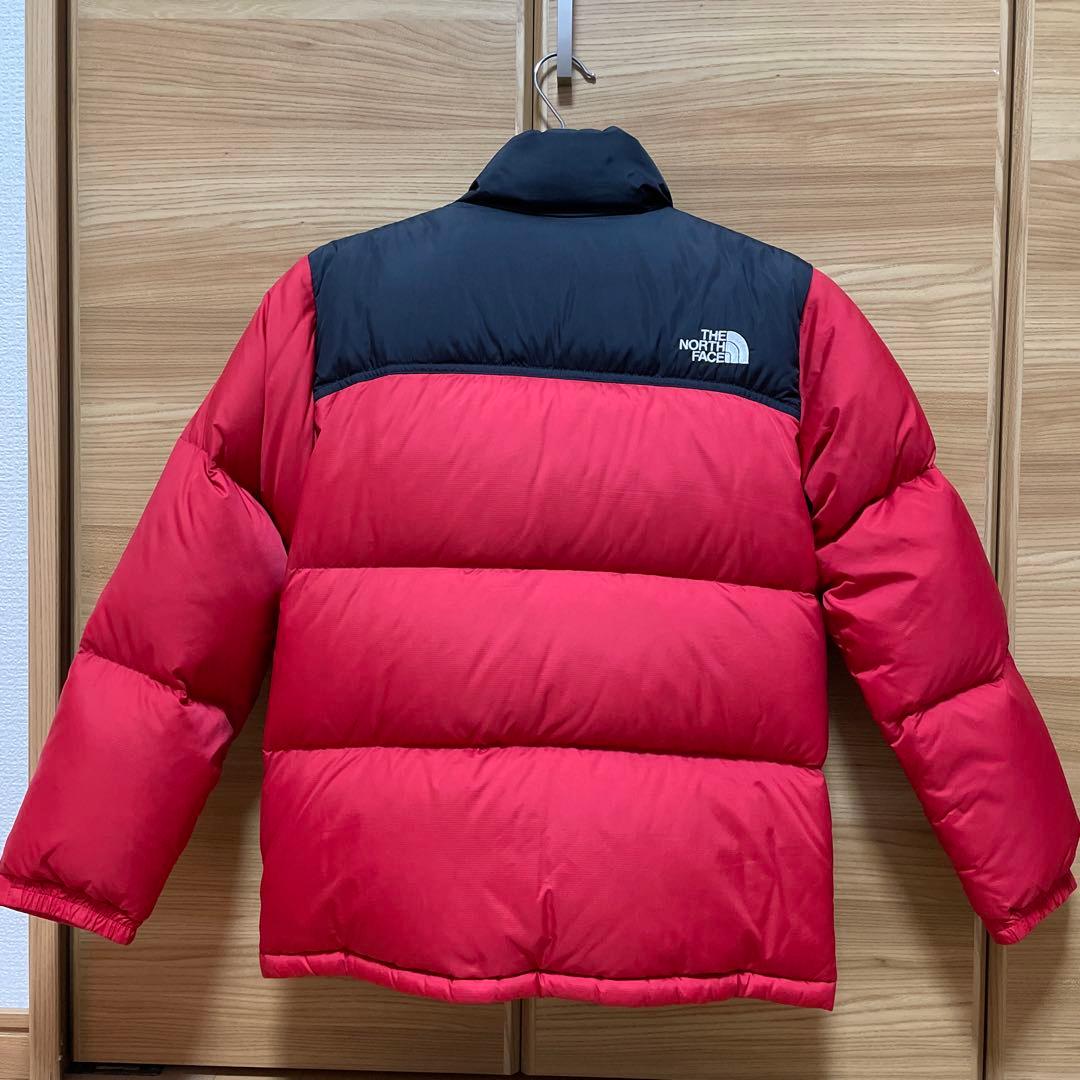 【美品‼︎】THE NORTH FACE ダウンジャケット 150 赤黒