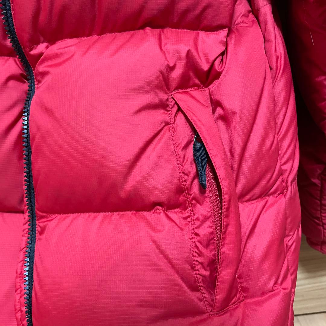 【美品‼︎】THE NORTH FACE ダウンジャケット 150 赤黒