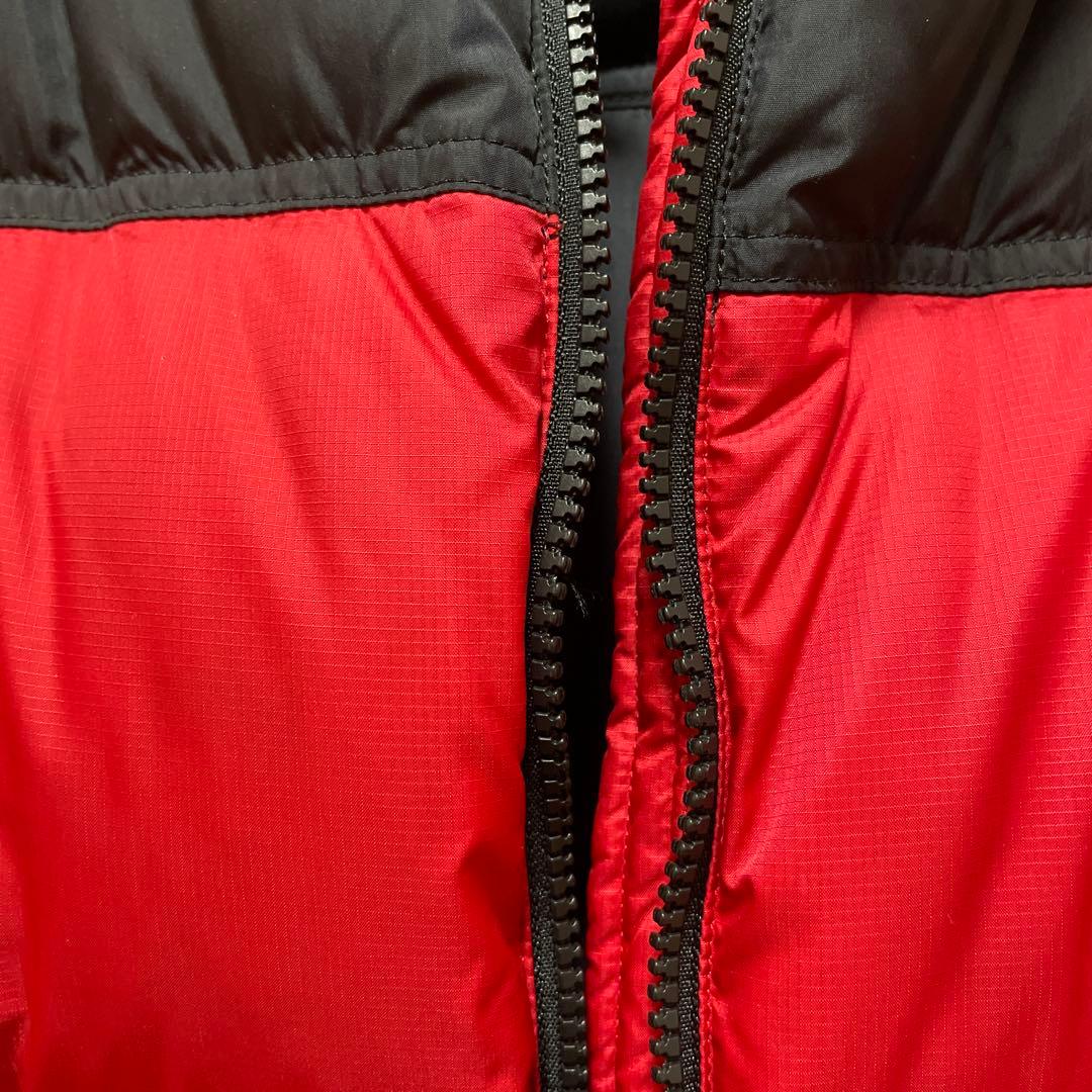 【美品‼︎】THE NORTH FACE ダウンジャケット 150 赤黒