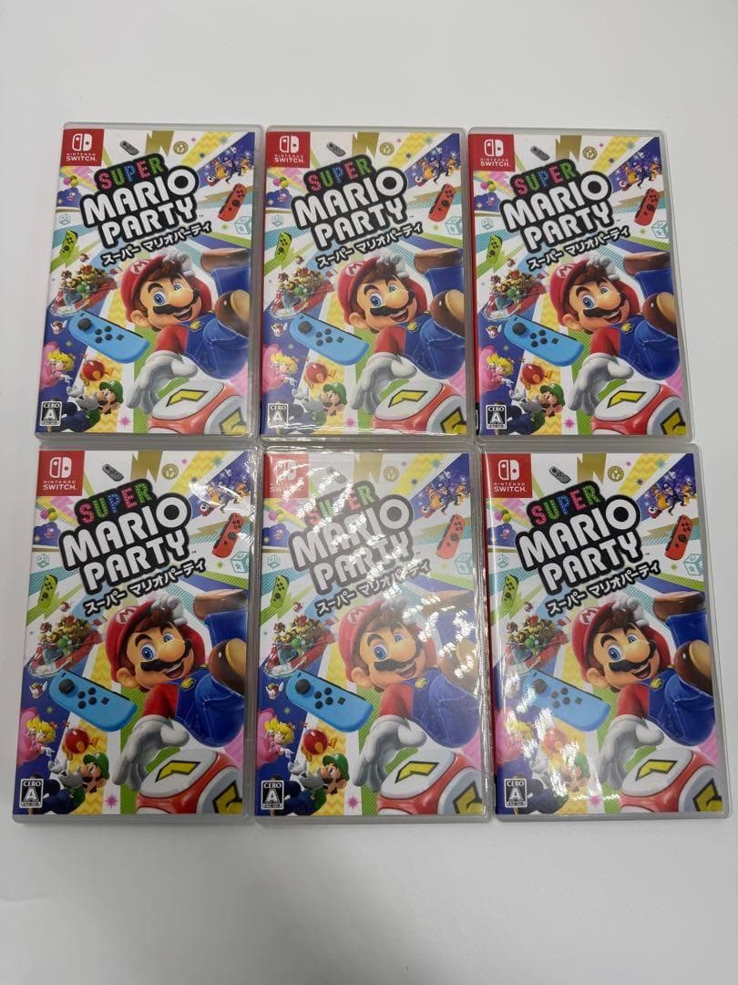 Switch スーパー マリオパーティ 6本セット
