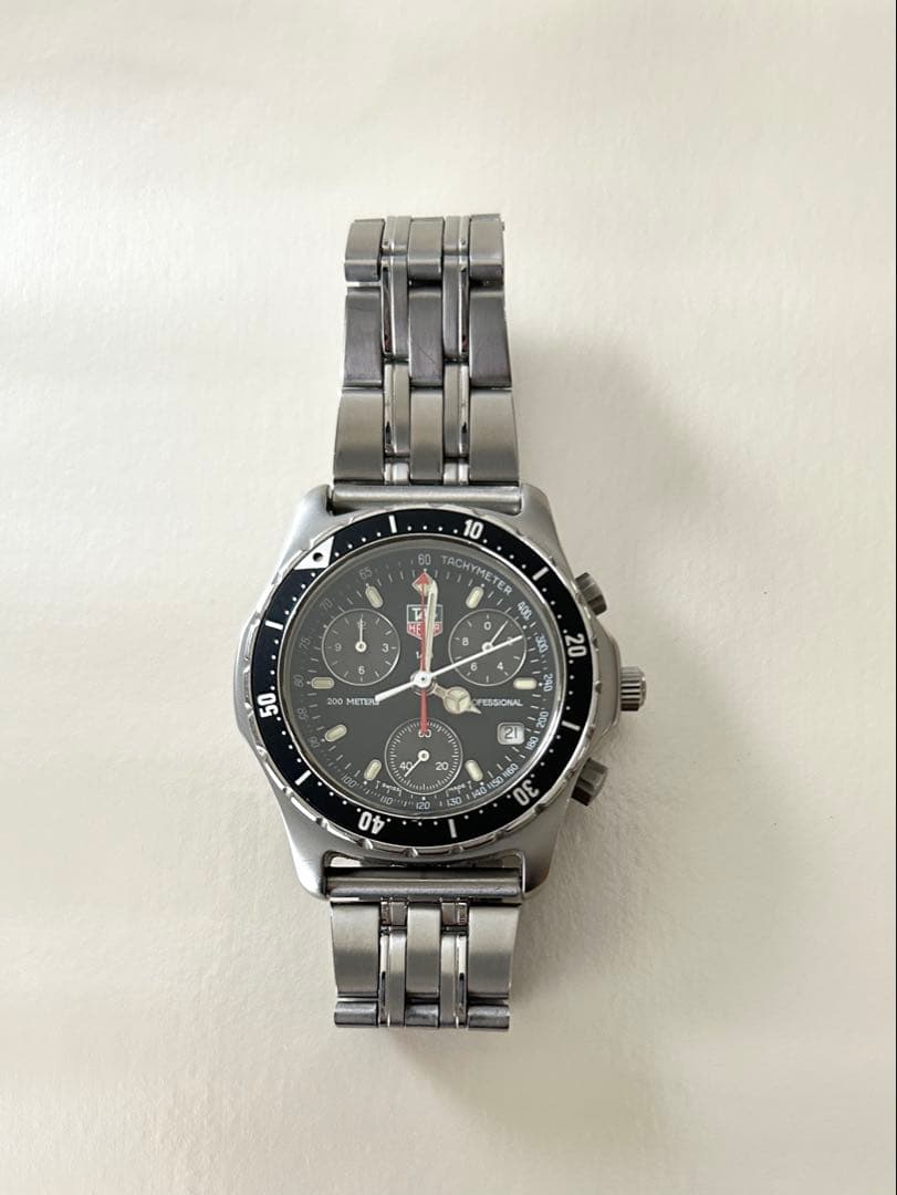 【可動品】タグ・ホイヤー クロノグラフ CE1112 ブラックダイヤル