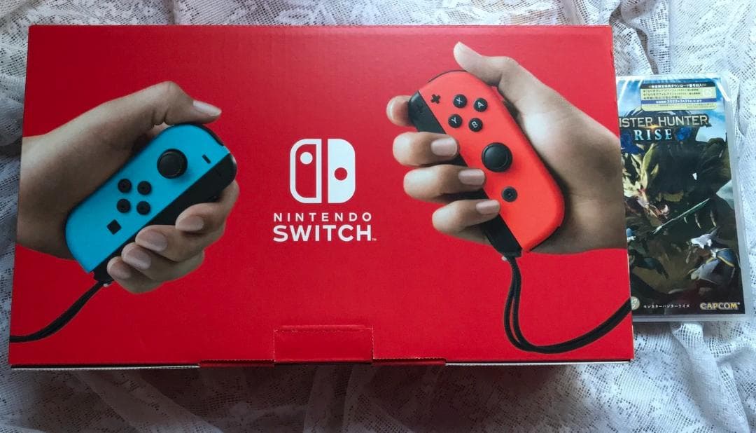今すぐモンハン　Switch本体とモンスターハンターライズのセット