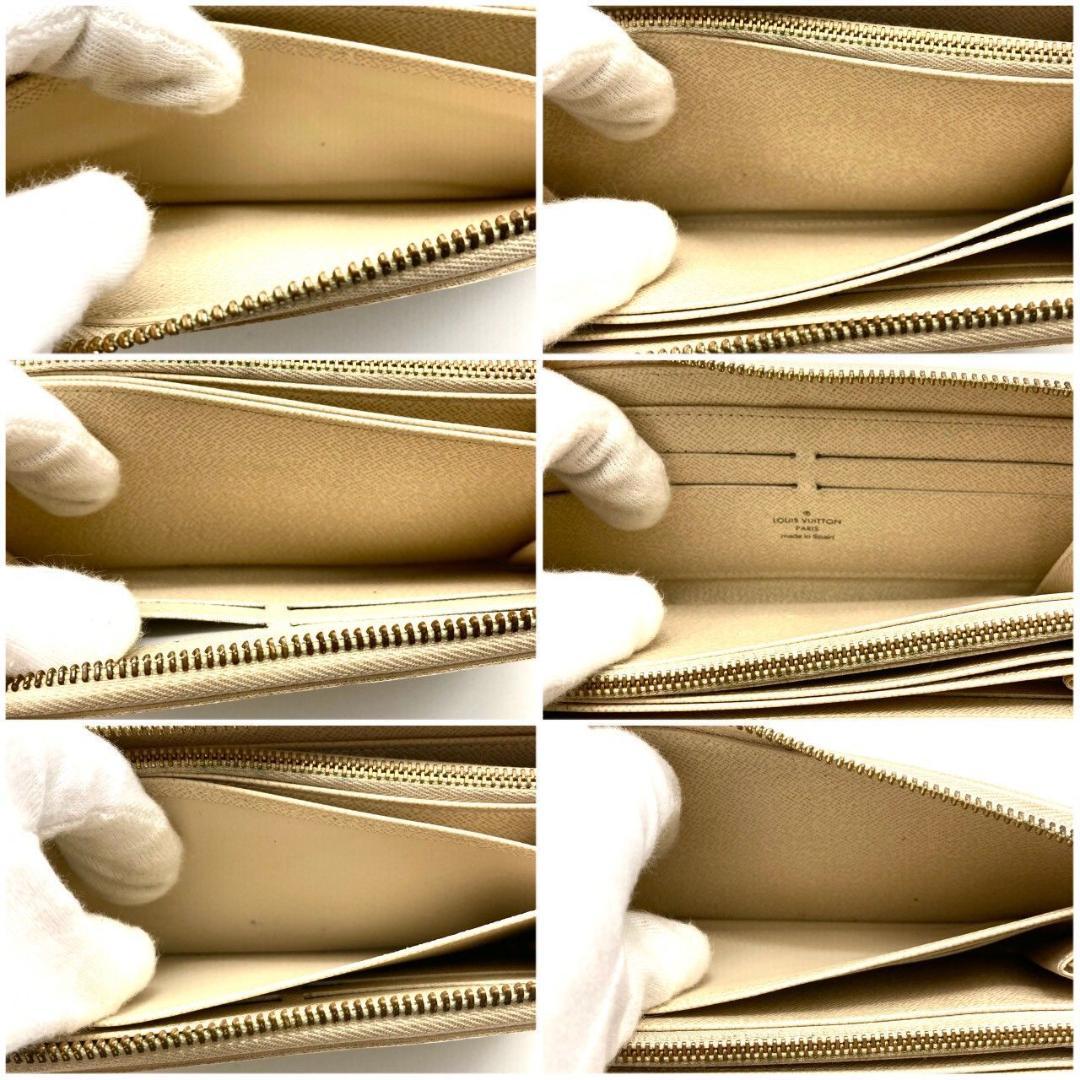ルイヴィトン ダミエ アズール ジッピーウォレット ホワイト 長財布 71017